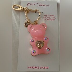 BETSEY JOHNSON Back to School TikTok Viral Gummy Bear Keychain Bag Charm NEW NWT